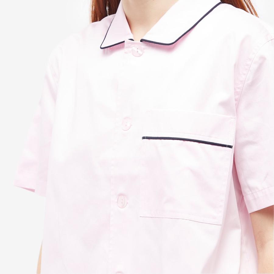 ヘイ (HAY) レディース パジャマ・トップのみ インナー・下着 Outline Short Pyjama Shirt (Soft Pink)｜nul-select｜05