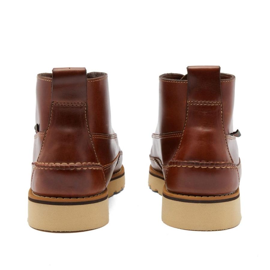 バス ウィージャンズ (Bass Weejuns) メンズ ブーツ シューズ・靴 Camp Moc Ranger Boot (Dark Brown Leather)｜nul-select｜03