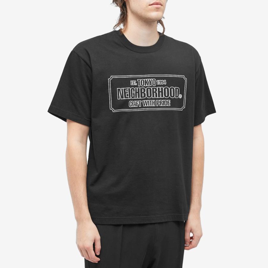 ネイバーフッド (Neighborhood) メンズ Tシャツ トップス Ss-1 T-Shirt (Black)｜nul-select｜02