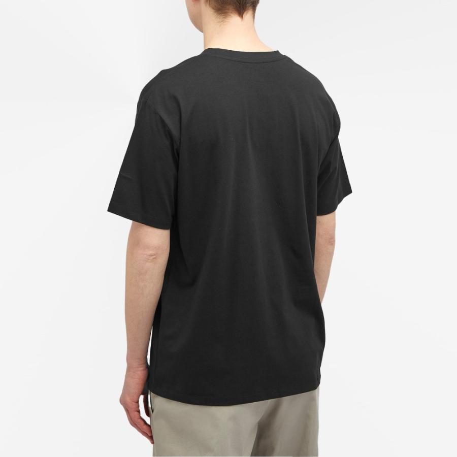 バルマン (Balmain) メンズ Tシャツ トップス Paris Logo T-Shirt (Black/White)｜nul-select｜03