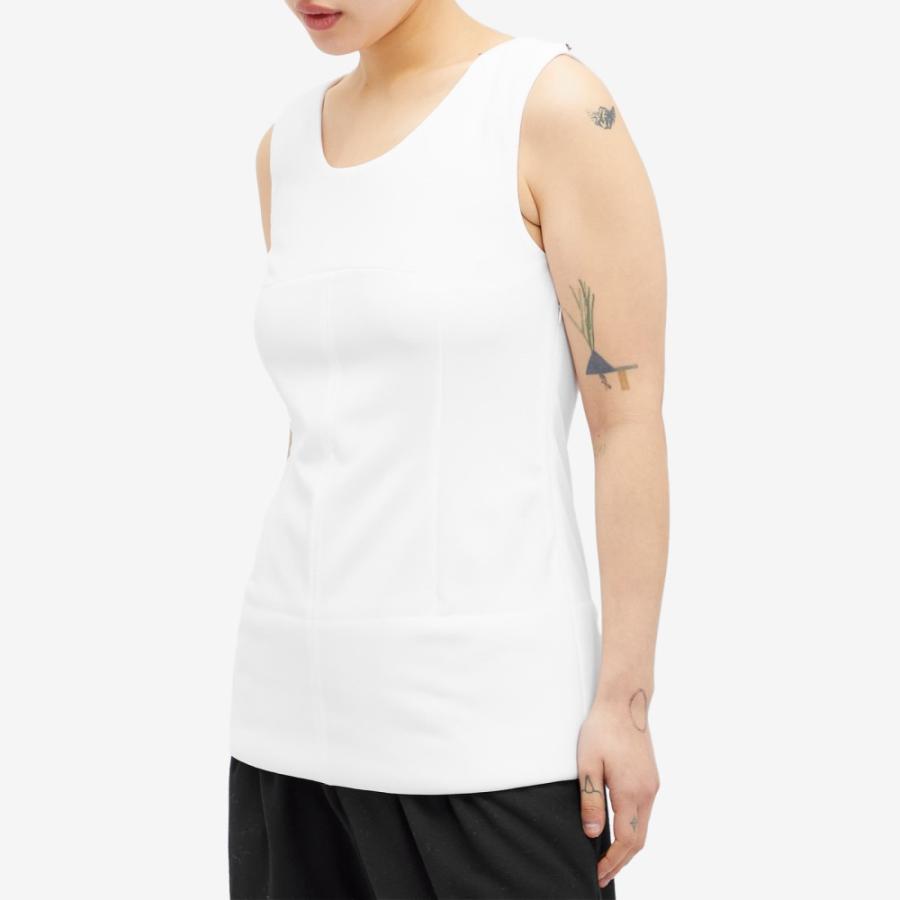 スポーツマックス (Sportmax) レディース ノースリーブ トップス Fico Sleeveless Top (White)｜nul-select｜02