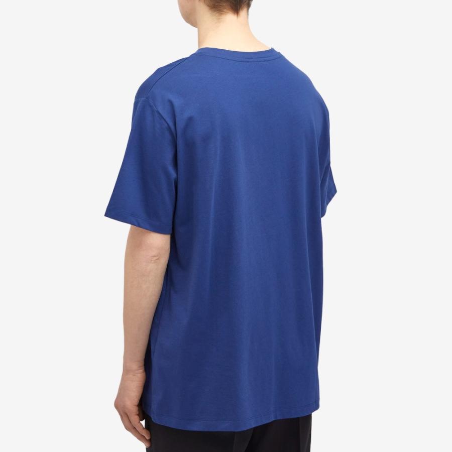 バルマン (Balmain) メンズ Tシャツ トップス Flock Logo T-Shirt (Blue/Navy/Silver)｜nul-select｜03