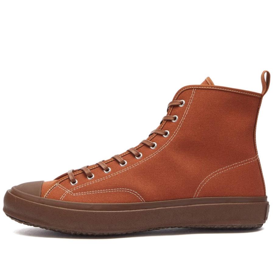 ムーンスター (Moonstar) メンズ スニーカー シューズ・靴 Hi Basket Sneaker (Brown)｜nul-select｜02