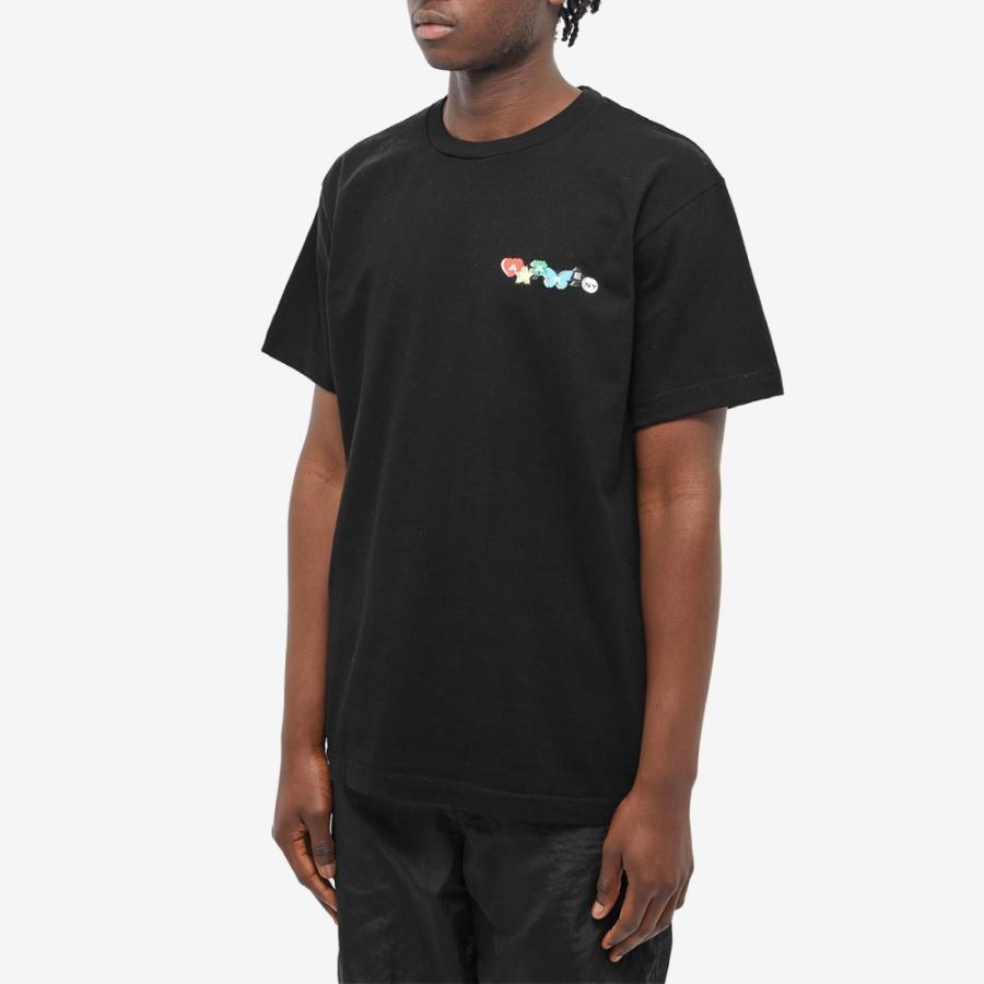 アウェイク (Awake NY) メンズ Tシャツ トップス Charm Logo T-Shirt (Black)｜nul-select｜02