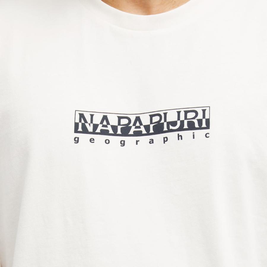 ナパピリ (Napapijri) メンズ Tシャツ トップス Box Logo T-Shirt (White Whisper)｜nul-select｜05