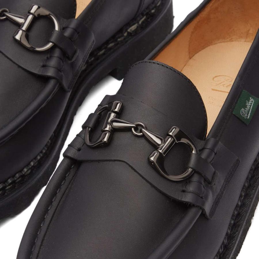 パラブーツ (Paraboot) メンズ ローファー シューズ・靴 Reims Mors Horsebit Loafer (Black)｜nul-select｜04