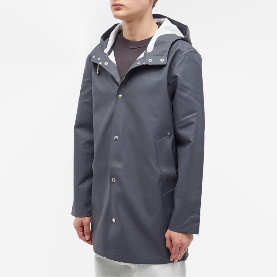 ストゥッテルハイム (Stutterheim) メンズ レインコート アウター Stockholm Raincoat (Charcoal)｜nul-select｜02