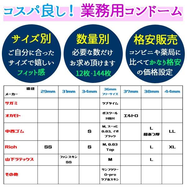 業務用 コンドーム Rich リッチ Lサイズ 144個入 ラージ large お徳用 業務用スキン 箱買い コスパ 大きめ 避妊具 ラブホテル 歓楽街 新地 薬局 ドラッグストア｜nuljapan｜08