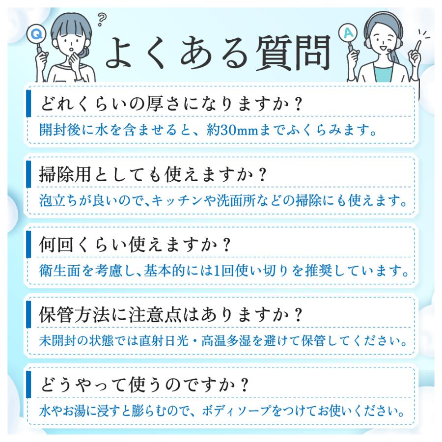 ボディスポンジ 業務用 500個 使い捨て 個包装 海綿 圧縮スポンジ ビジネスホテル ポイント利用_5