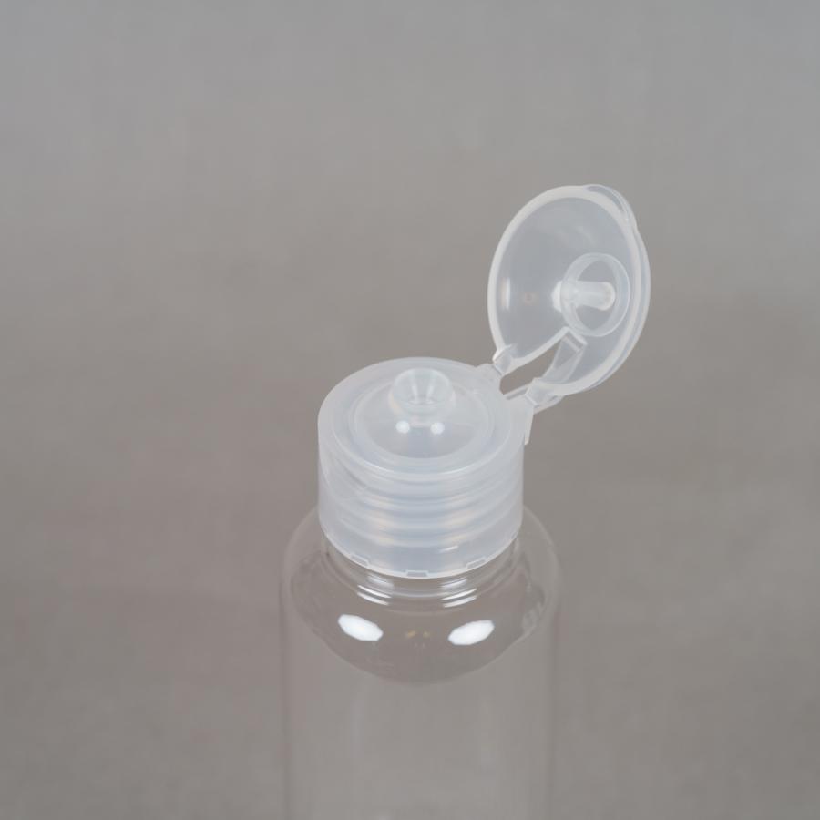詰め替え容器 透明 ボトル 120ml ワンタッチキャップ 単品（1本） PET