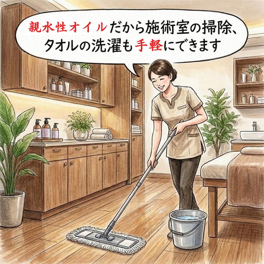 マッサージオイル ウォーターソルブ20L 業務用 詰替え用 親水性 乳化 オイルを落とす 界面活性剤 メンズエステ メンエス 無香料 ポイント利用の画像