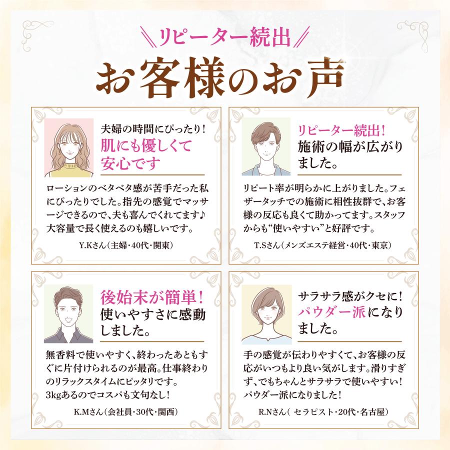 マッサージ ホワイトエステパウダー 100g タルク パウチ 詰替え用 男性