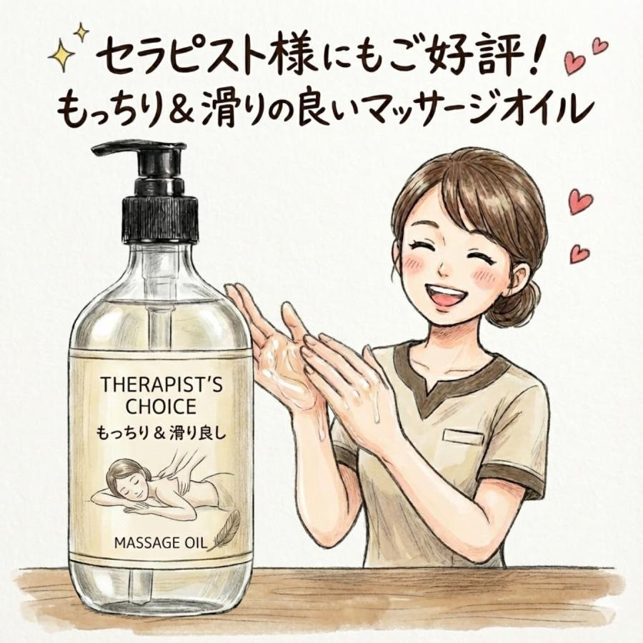 スロータス マッサージオイル 500ml ポンプ付き ボディマッサージ 
