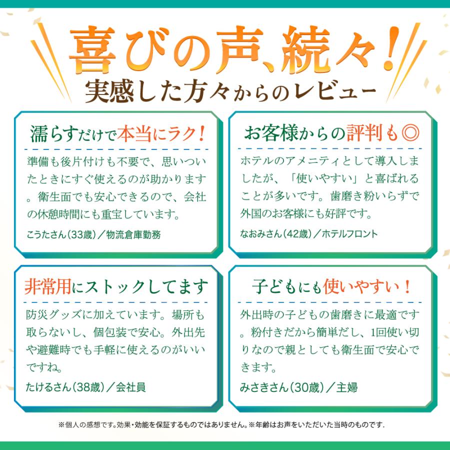 ハブラシ キシリトール配合 業務用 1600本 Re:lux インスタント ハミガキ粉付き XYLITOL 歯ブラシ 個包装 使い捨て 400個入り×4箱_4