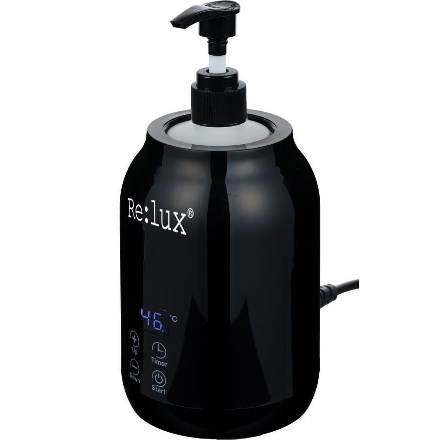Re:lux オイルウォーマー 加温器 ポンプ容器付き ボトルヒーター