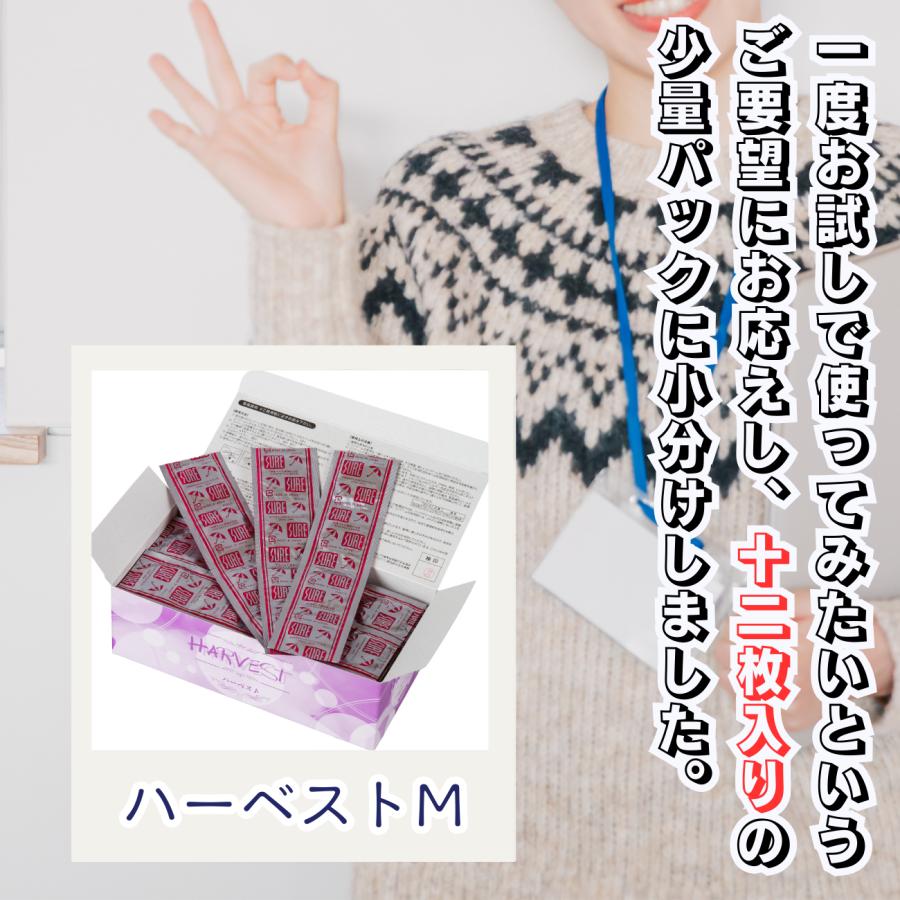 中西ゴム工業 コンドーム お試し パック 12個 ハーベストシュアー M