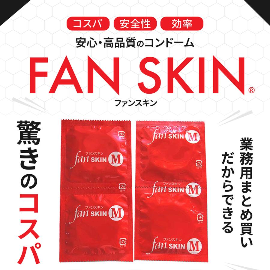ジャパンメディカル 避妊具 業務用 コンドーム 144個 ファンスキン M 