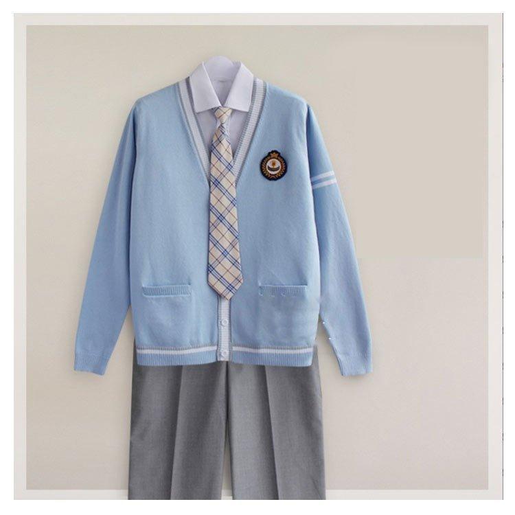 制服5点セットシャツスクールスーツ高校生制服男子高生ワッペン全20タイプ学生服カーディガDK制服ネクタイ仮装男の子男の子ス｜numaqlo｜20