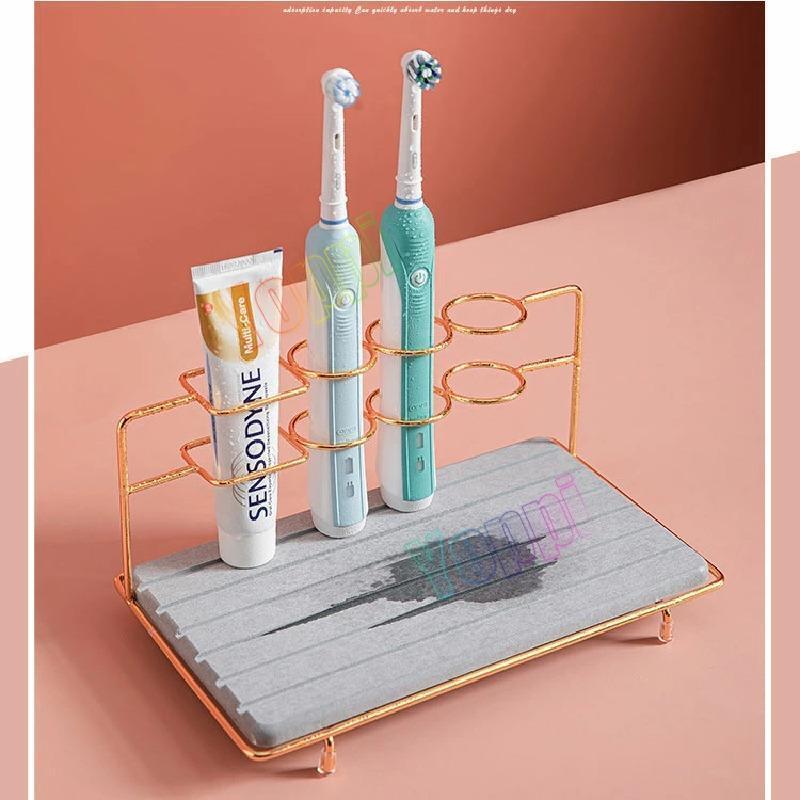 歯ブラシスタンド 珪藻土 かわいい 2-3人 歯ブラシホルダー 猫 ゴールド 歯ブラシスタンド 珪藻土 かわいい 2-3人 歯ブラシホルダー 猫