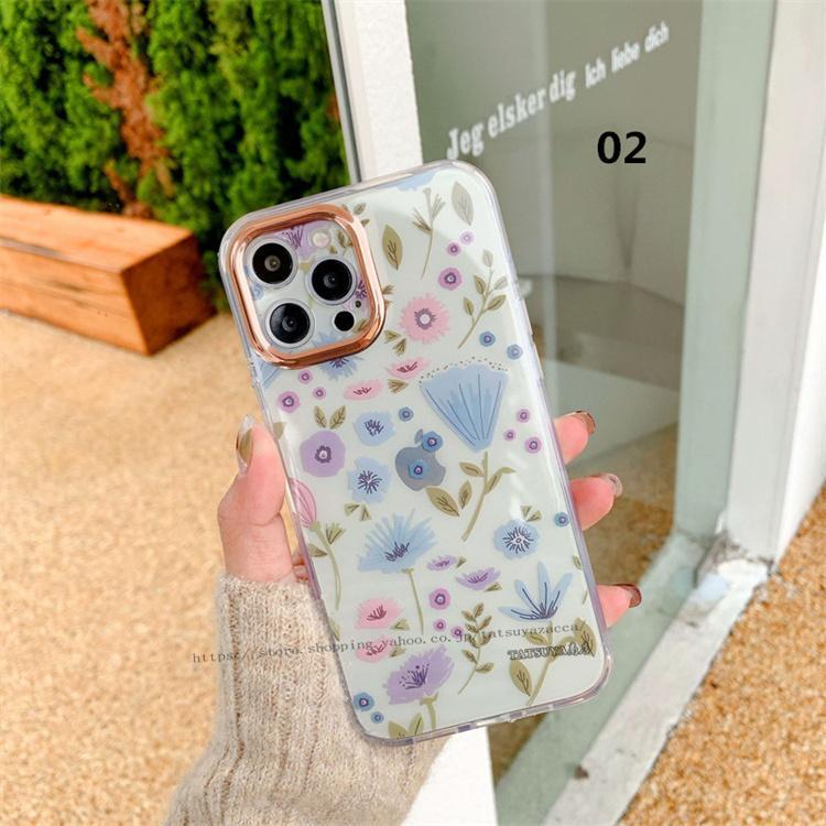 iPhone ケース iPhone13 13Pro mini SE2 iPhone12 iPhone11 iPhone8/7 iPhoneXR iPhoneXS スマホ 携帯 ケース カバー 韓国 おしゃれ 花 押し花 フラワー｜numaqlo｜04