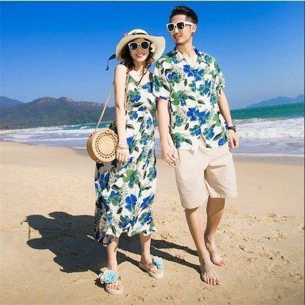 ★ ハワイ製　トゥーパームス　花柄　アロハ　ペアルック　ワンピース　シャツ 楽天市場】親子ペア 花柄 ワンピース 親子ペア アロハシャツ 半