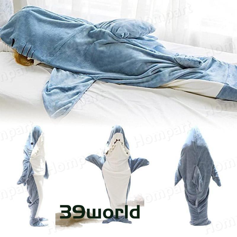 insで！サメ寝袋 フランネル shark blanket サメブランケット サメ着る毛布 きぐるみ パジャマ 大人用 寝袋 穿く毛布 着る毛布 かわいい 可愛い 防寒 お昼｜numaqlo｜11