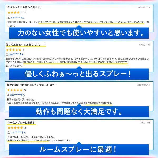 スプレーボトル 霧吹きスプレー 霧吹き おしゃれ ミスト 観葉植物 ミストスプレー ボトル 200ml 300ml 500ml｜numaqlo｜15