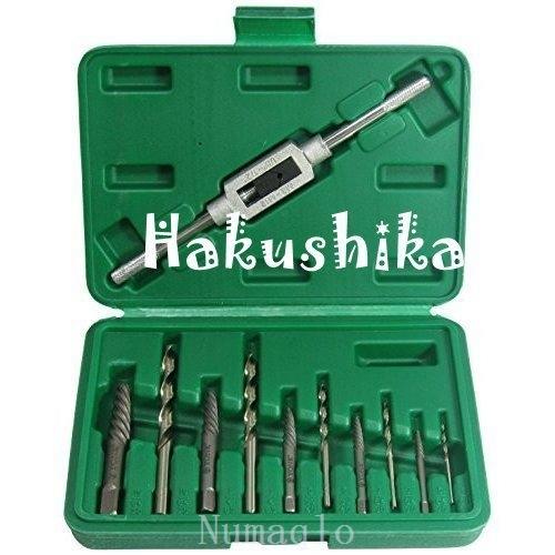 ボルト抜き逆タップ工具セットタップハンドルドリル付きネジ外しエキストラクター11セット num277461831NUMAQLO 通販