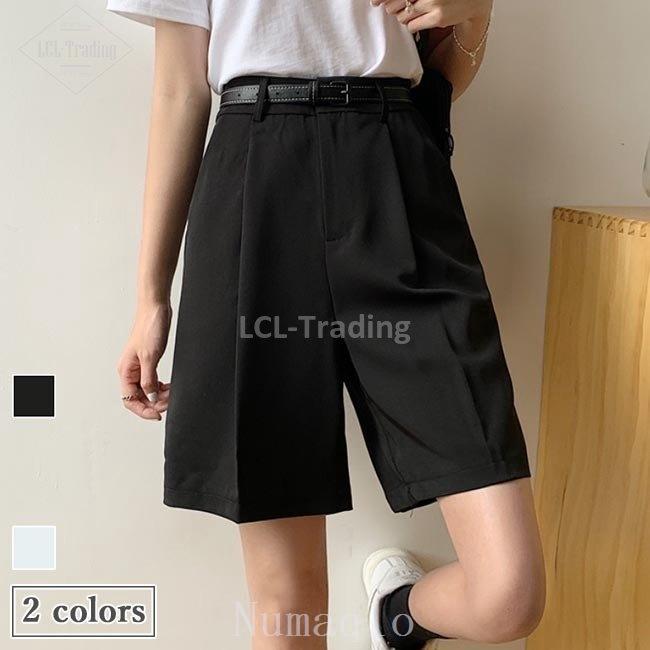 ファッション お買得限定品 夏売れ筋 ハーフパンツレディース5分丈パンツ夏ショートパンツゆったり短パン春スーツパンツ五分丈スラックス黒ワイドパンツ着痩せ Rulmnlcoa5 Boulevardrestaurants Com