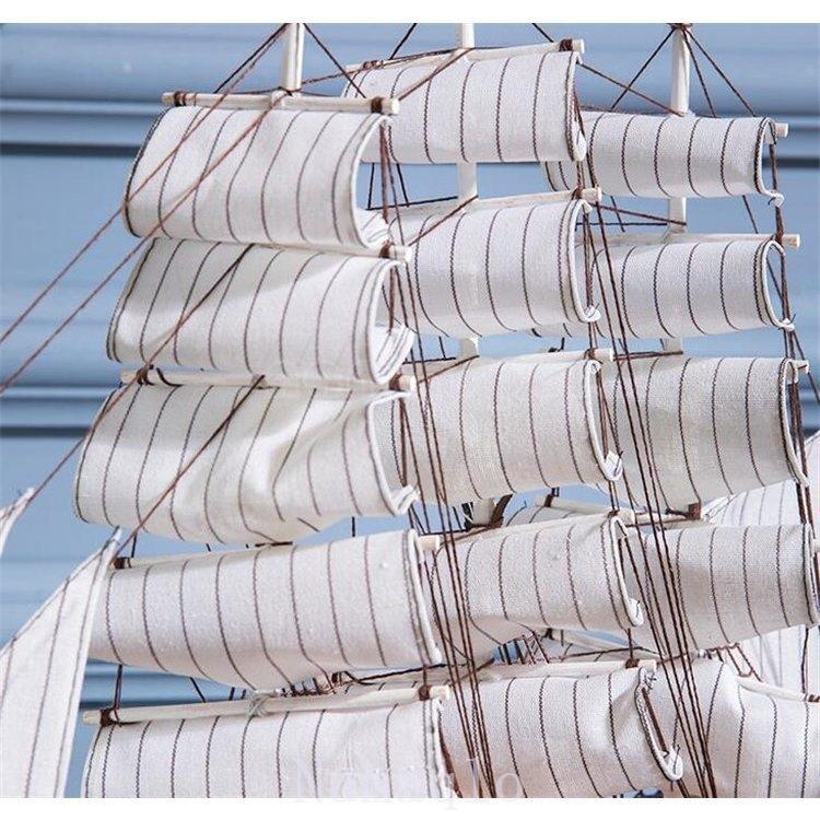 帆船模型完成品帆船.帆掛け船モデルキット木製大人ホビー木造船おしゃれ置物装飾品贈り物｜numaqlo｜14
