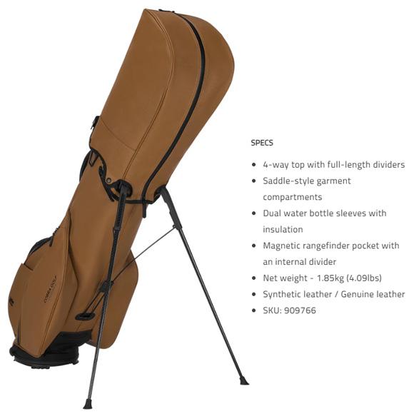 COBRA（ゴルフ） コブラ 2025 Vessel Premium Stand Golf Bag US