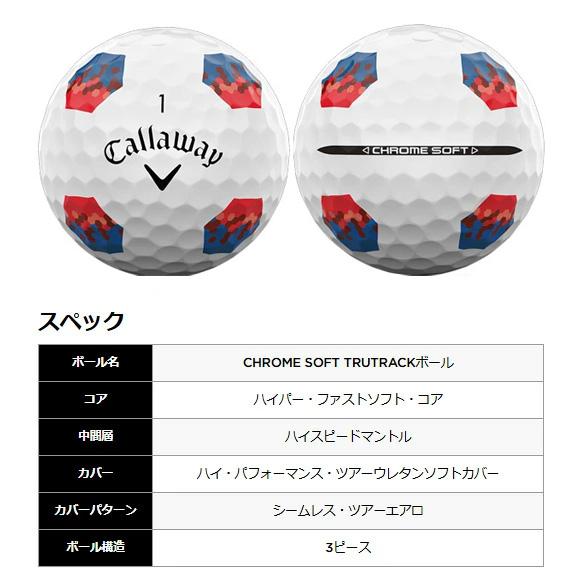 キャロウェイCHROME SOFT TRUTRACK ゴルフボール6スリーブ キャロウェイCHROME SOFT TRUTRACK ゴルフボール6スリーブ