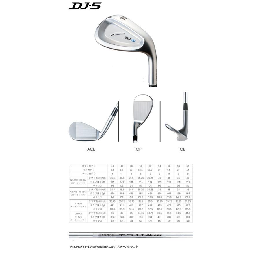 フォーティーン DJ5 NSプロ TS114Wスチール ウェッジ 56度 フォーティーン DJ5 NSプロ TS114Wスチール ウェッジ 56度 FOURTEEN