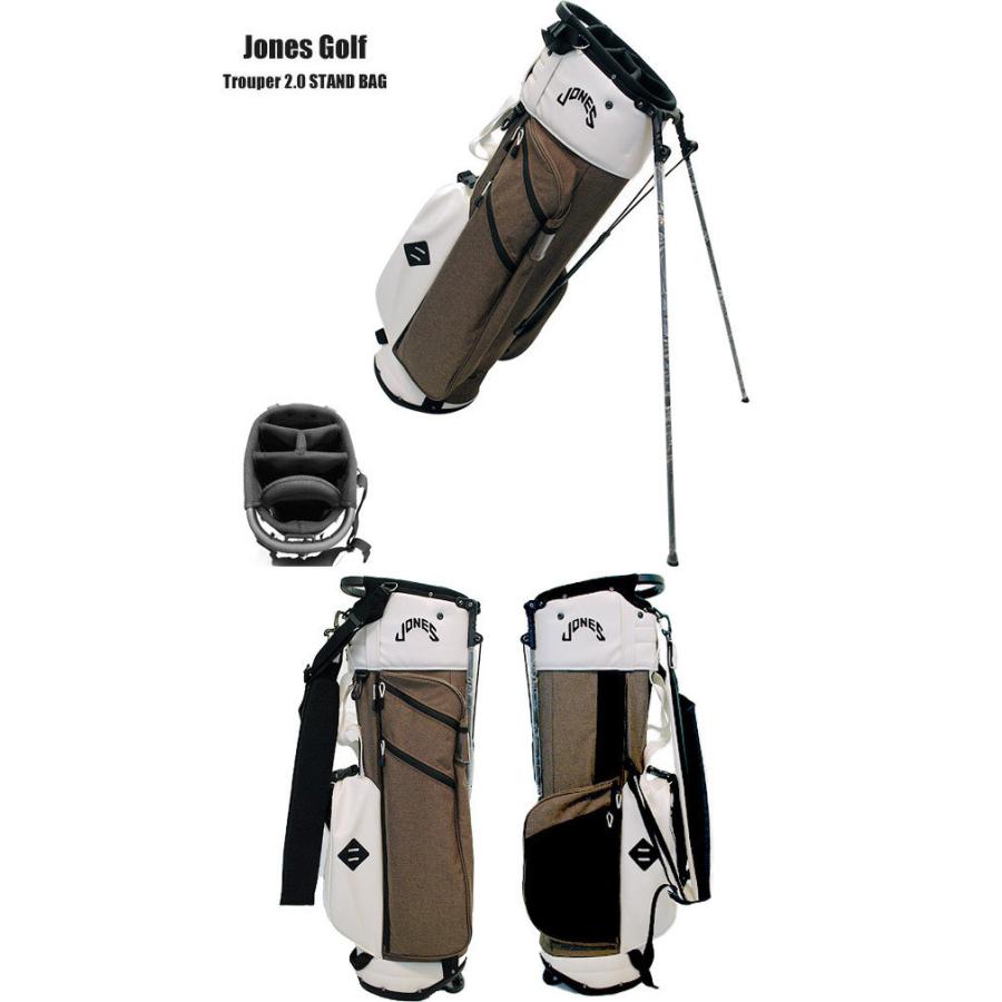 ジョーンズ 2023 JONES Trouper Stand Bag Heather Brown ジョーンズ 2023 JONES Trouper Stand Bag Heather Brown