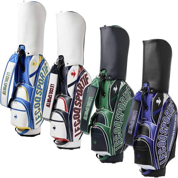 【2026モデル】ルコックスポルティフ ゴルフ LG6SCB02M ホワイト×レッド WHRD グラフィックデザイン キャディバッグ 9.5型 47インチ対応  le coq sportif GOLF le coq sportif（ルコックスポルティフ） ルコック 2026 グラフィック