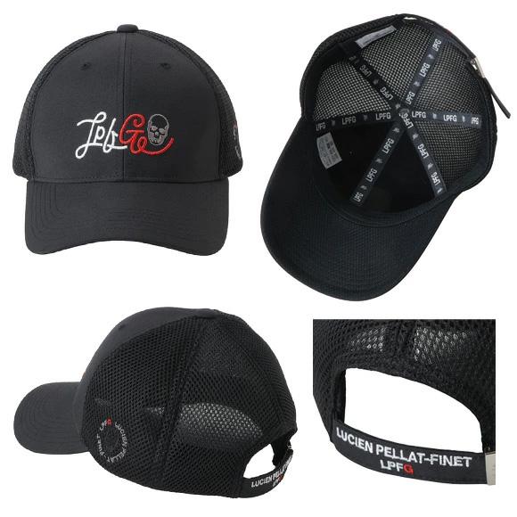 値下げ！LPFG ルシアンペラフィネ メッシュ キャップ ブラック 帽子 値下げ！LPFG ルシアンペラフィネ メッシュ キャップ ブラック