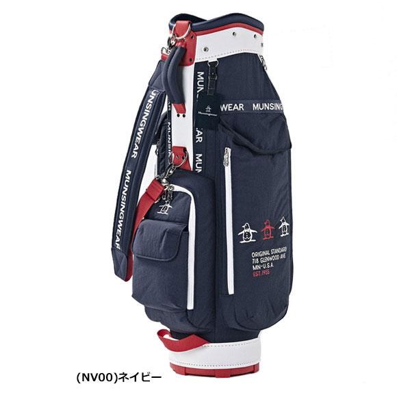 Munsingwear - マンシングウェア 2018 9.5型 キャディバッグ MQBLJJ02 18SS Munsingwear マンシング ウェア 2024 布帛素材軽量キャディ