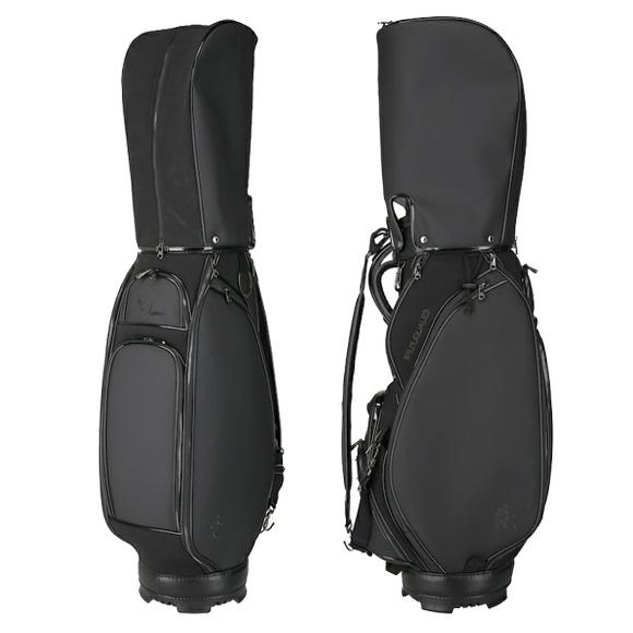 1PIU1UGUALE3 GOLF 2025 113 CADDIE BAG CART TYPE ブラック GRG484