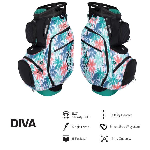 サンマウンテン 2025 Diva Cart Bag 9型 US仕様 Sun Mountain Women's Diva Cart Bag | 2025 - Wide World of Golf