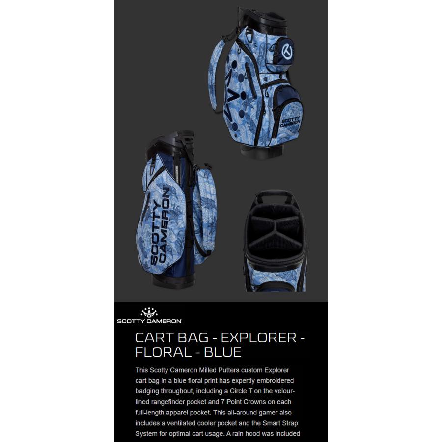 スコッティキャメロン サークルTフローラルカートバッグ キャディ
