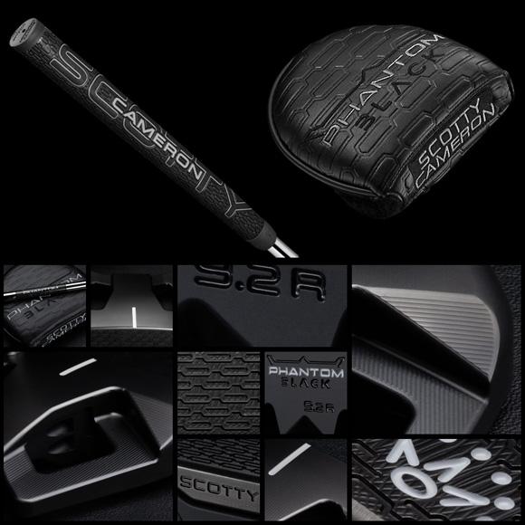 注目の的！スコッティキャメロン　スタンド式　ブラックにホワイトのロゴが映えます 注目の的！スコッティキャメロン スタンド式 ブラックにホワイト