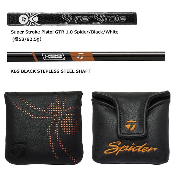 TaylorMade テーラーメイド 2025 Spider TOUR X ブラック トゥルーパス