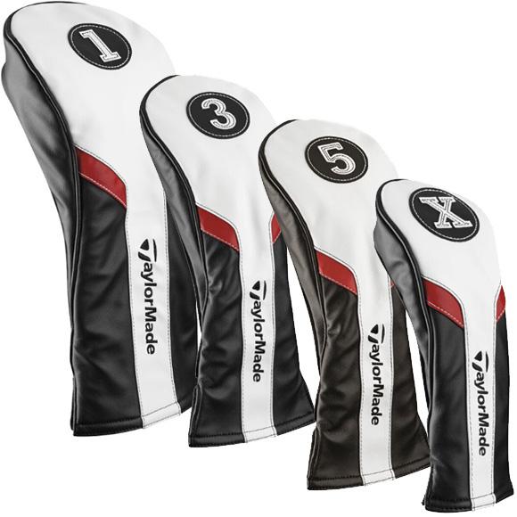 TaylorMade ゴルフヘッドカバー 2個セット TaylorMade（テーラーメイド） プレミアム ヘッドカバー ドライバー
