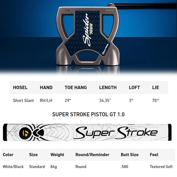 TaylorMade（テーラーメイド） 2024 SPIDER TOUR Short Slant パター