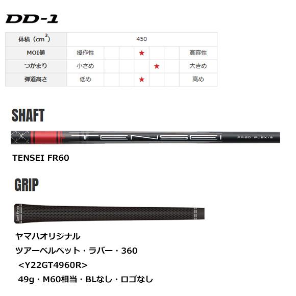 RMX ヤマハ 2026 DD-1 ドライバー 日本仕様 TENSEI FR60