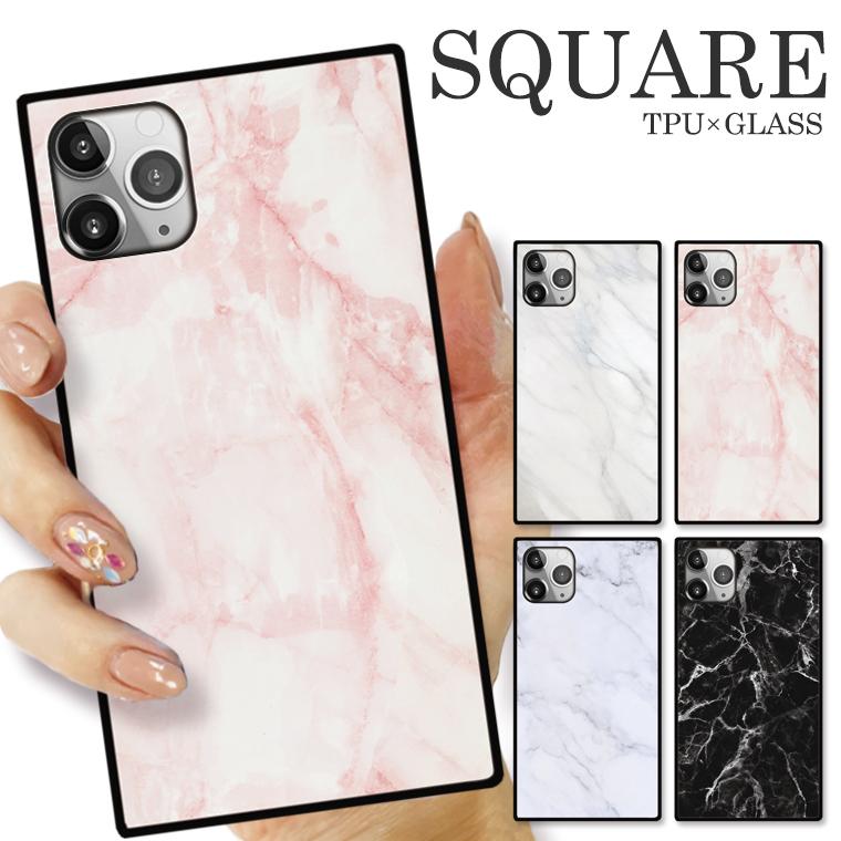 iPhone ガラスケース TPU 強化ガラス SQUARE iPhone16 アイフォン15