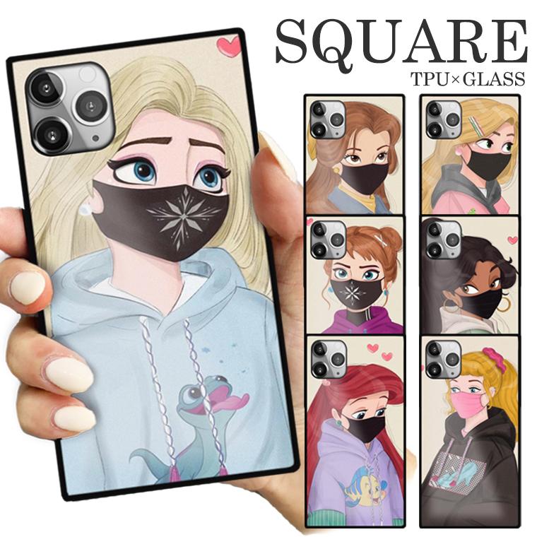 iPhone ガラスケース TPU 強化ガラス SQUARE iPhone12 アイフォン11
