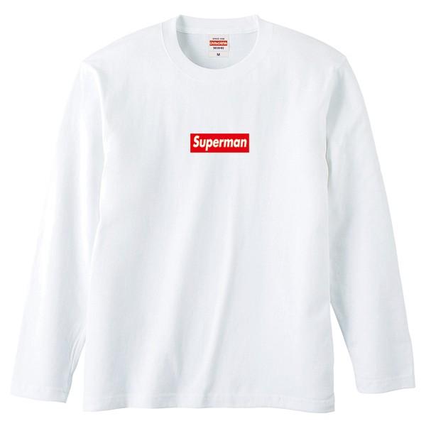 ストリート大人気ブランド ロンT longsleeve ロングスリーブ Superman