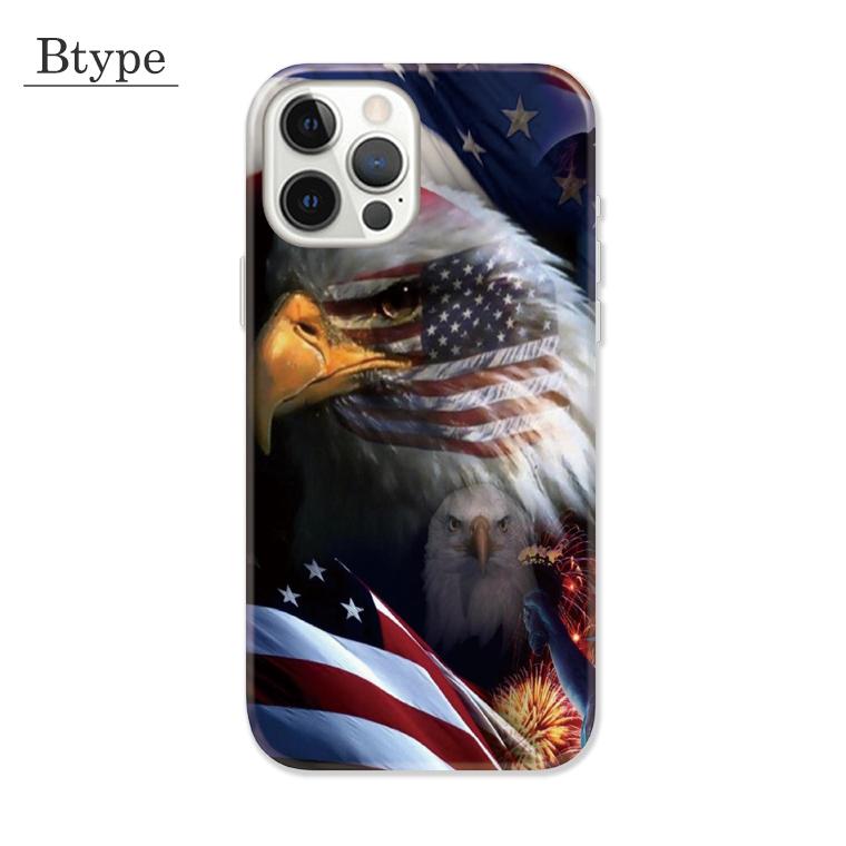 全機種対応 iPhone17 16Pro 15proMAX 14 pro スマホケース アメリカン America アメリカ合衆国 イーグル 英語 グランジ デザイン | iPhone | 02