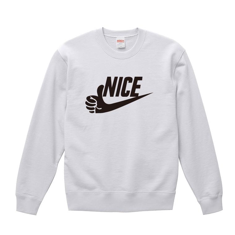 ストリート大人気ブランド スウェット トレーナー sweat NICE ナイス
